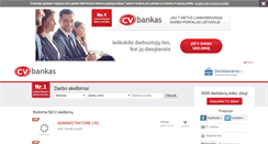 Desktop Screenshot of cvbankas.lt